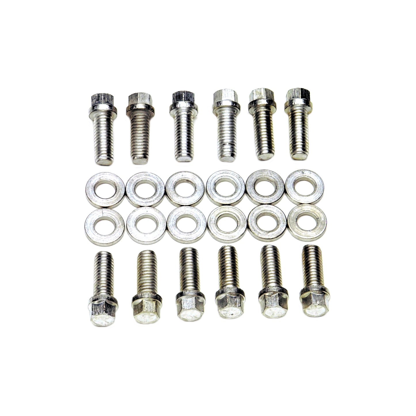 Edelbrock 8504 small block Chevy intake manifold bolt set cadmium plated