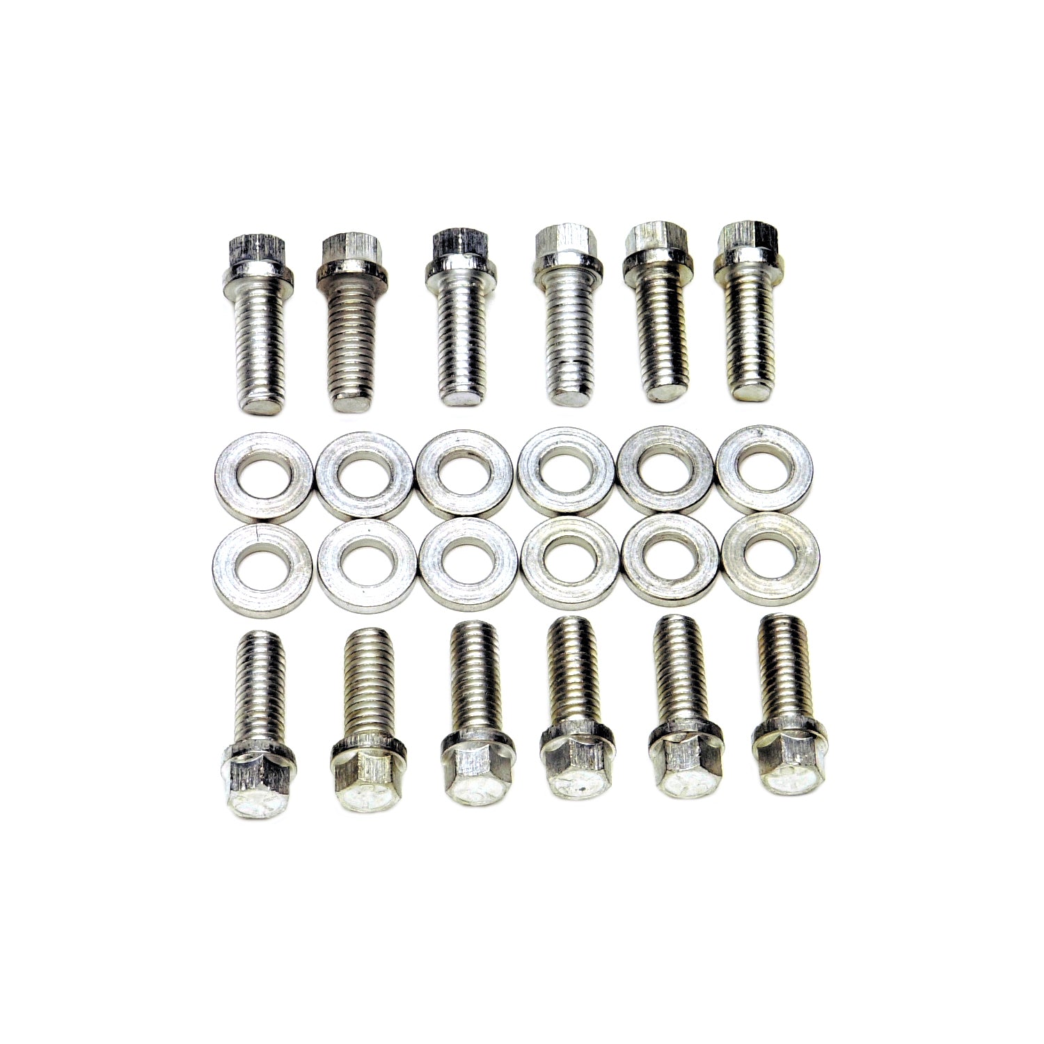 Edelbrock 8504 small block Chevy intake manifold bolt set cadmium plated