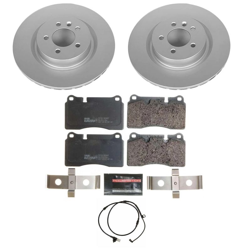 Power Stop 06-09 Land Rover Range Rover Sport Front Euro-Stop Brake Kit PowerStop