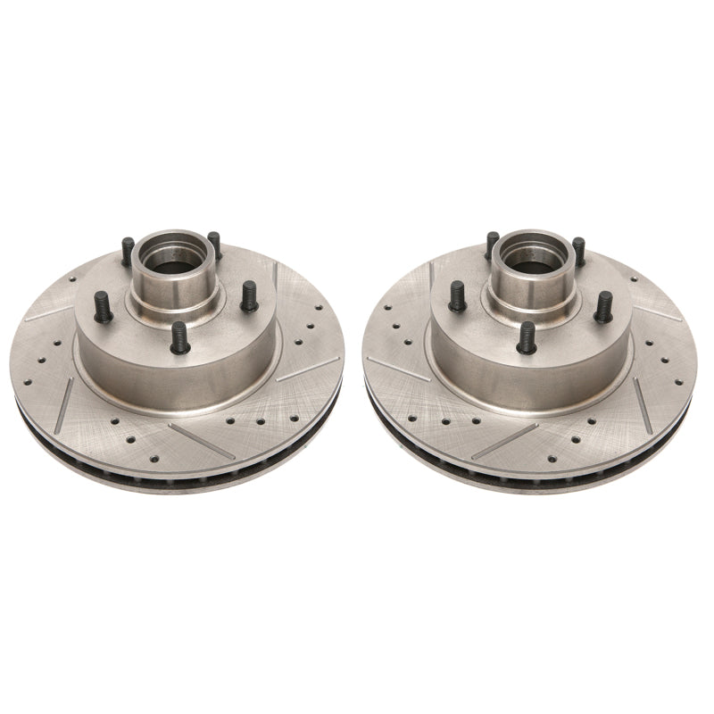 Power Stop 1990 Chevrolet Caprice Front Evolution Drilled & Slotted Rotors - Pair PowerStop