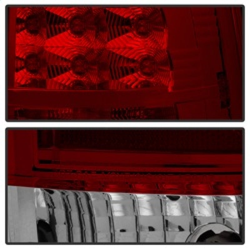 Spyder Chevy Avalanche 07-13 LED Tail Lights Red Clear ALT-YD-CAV07-LED-RC SPYDER