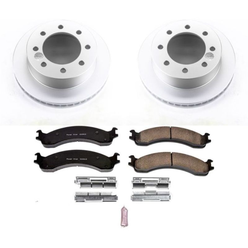 Power Stop 00-02 Dodge Ram 2500 Front Z17 Evolution Geomet Coated Brake Kit PowerStop
