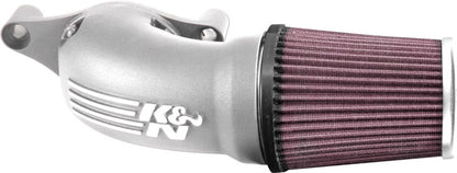 K&N 17-18 Harley Davidson Touring Models Performance Air Intake System Silver K&N Engineering