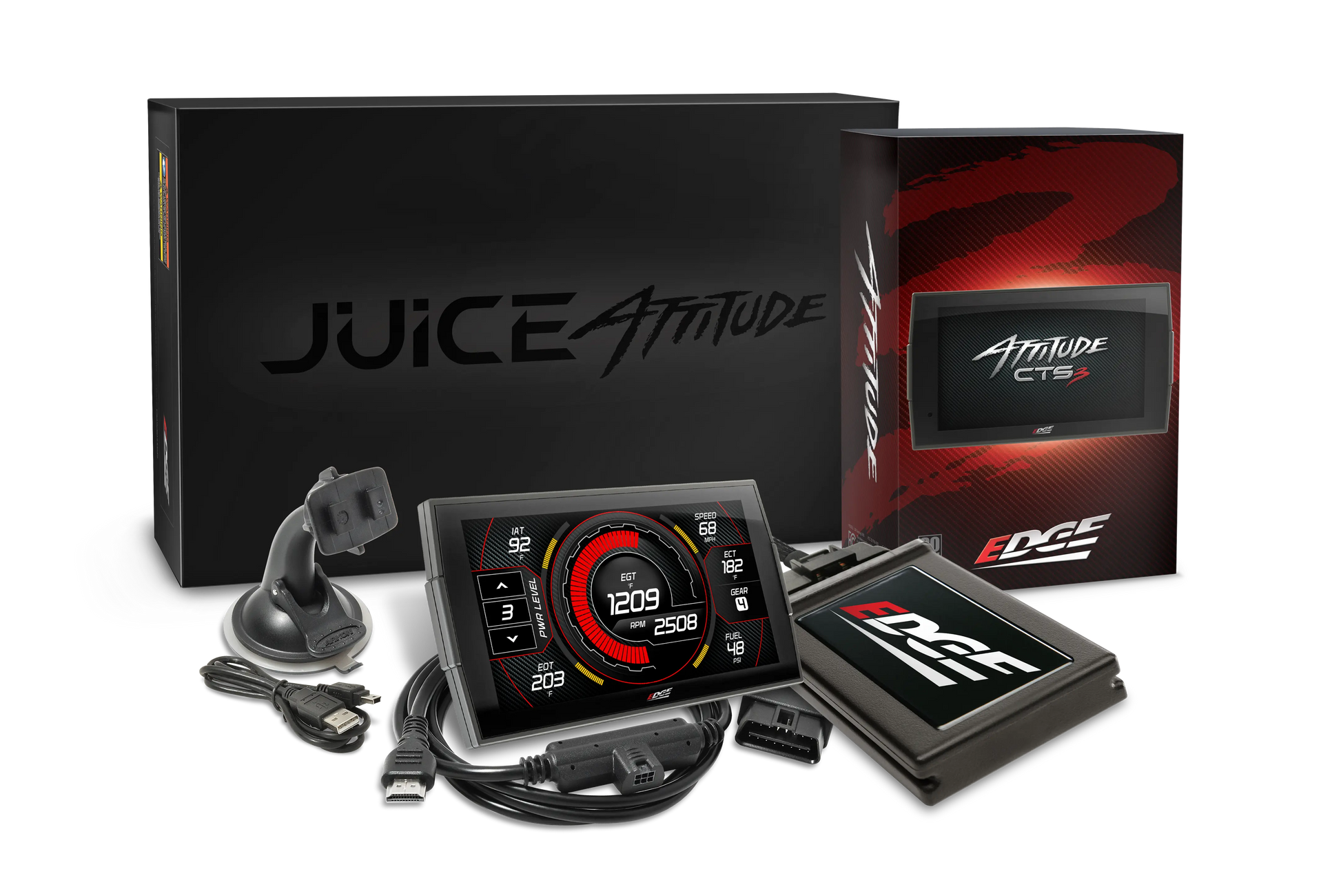 Edge Juice with Attitude CTS3 tuner and monitor for 1998.5-2000 Dodge Ram 5.9L Cummins 31500-3