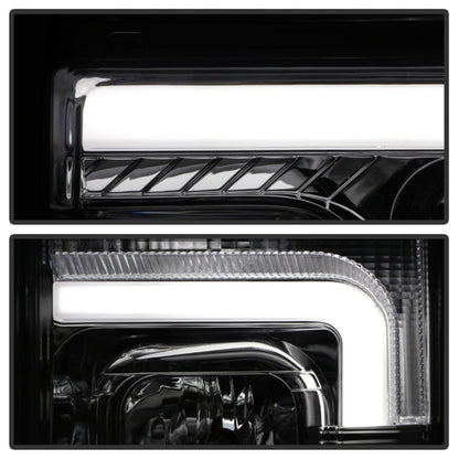 Spyder 17-18 Ford F250/F350/F450 Halogen Model Only -White Light Bar- Chrome- PRO-YD-FS17HALSI-C SPYDER