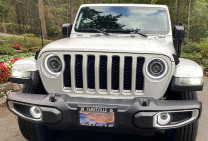 Oracle Jeep Wrangler JK/JL/JT High Performance W LED Fog Lights - ColorSHIFT w/o Controller ORACLE Lighting