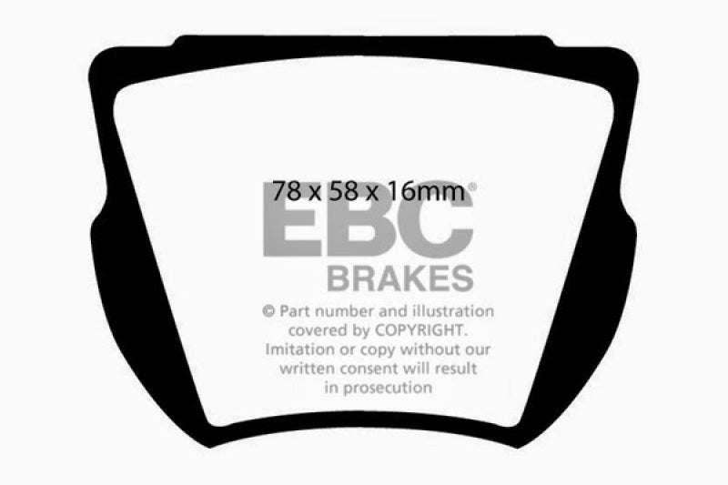 EBC GreenStuff Front Brake Pads - DP2134 EBC