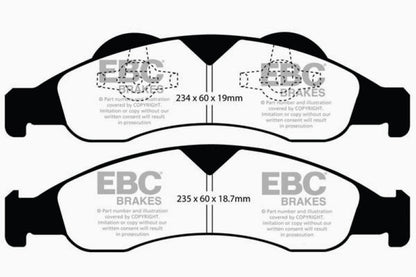 EBC YellowStuff Front Brake Pads - DP41803R EBC