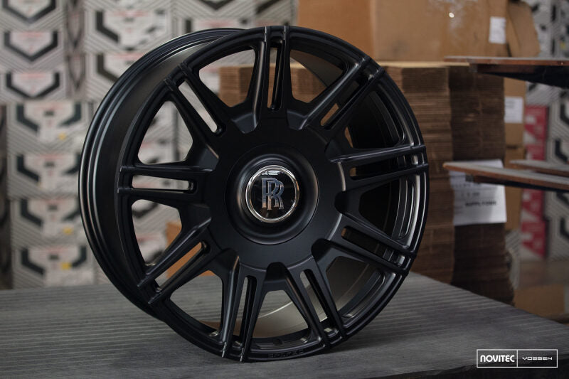 Vossen x Novitec SP2 22x10.5 ET:15 Satin Black Rolls-Royce Ghost 2nd Gen Rear Wheel