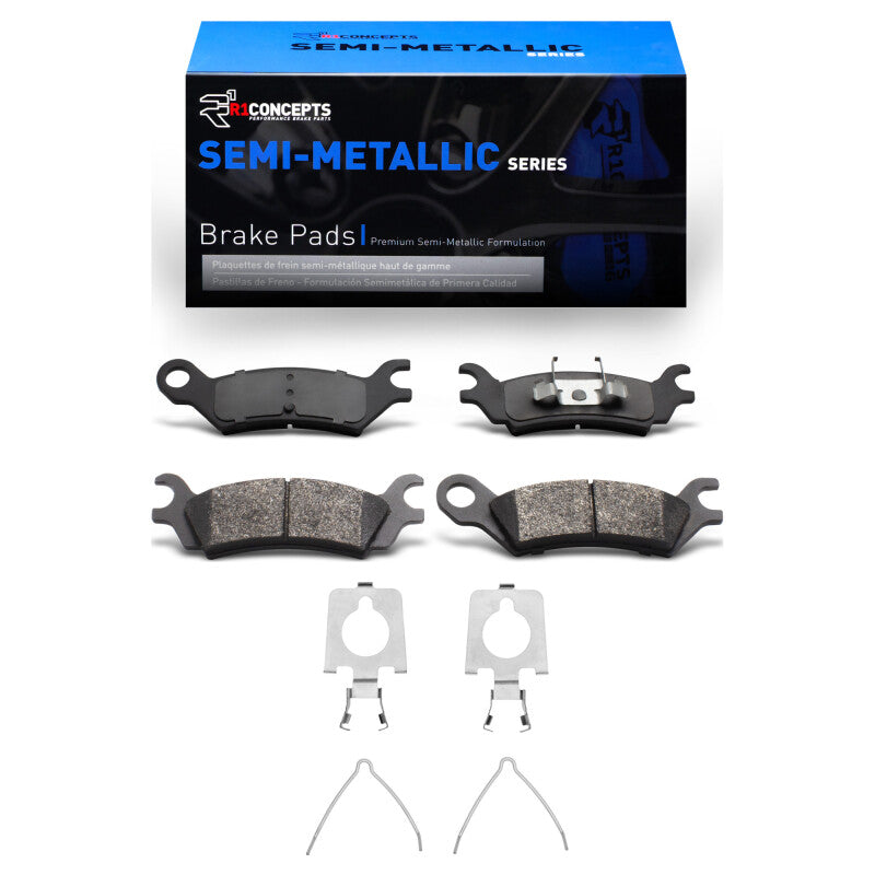 R1 Rear Semi-Metallic Brake Pad Kit 1986-1987 Mazda 626 - 2311-0361-01