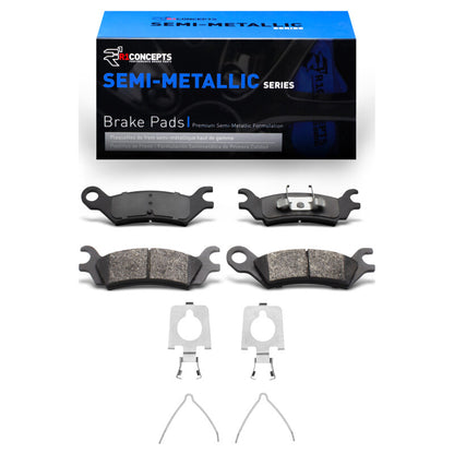R1 Rear Semi-Metallic Brake Pad Kit 1986-1987 Mazda 626 - 2311-0361-01
