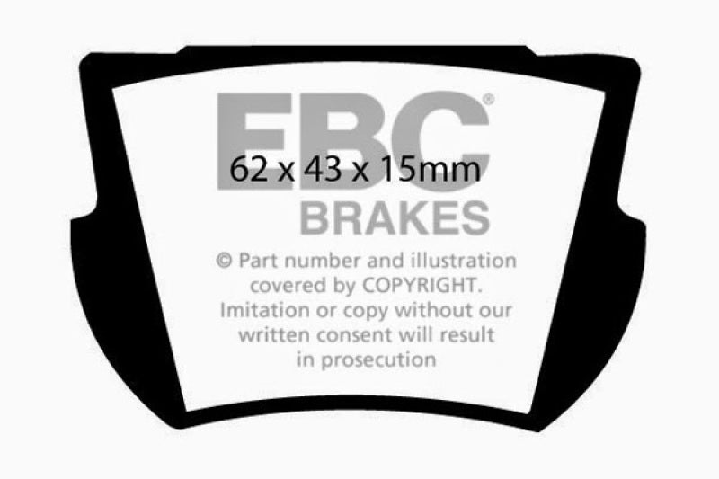 EBC Ultimax2 Rear Brake Pads - UD065 EBC