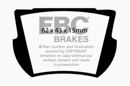 EBC Ultimax2 Rear Brake Pads - UD065 EBC