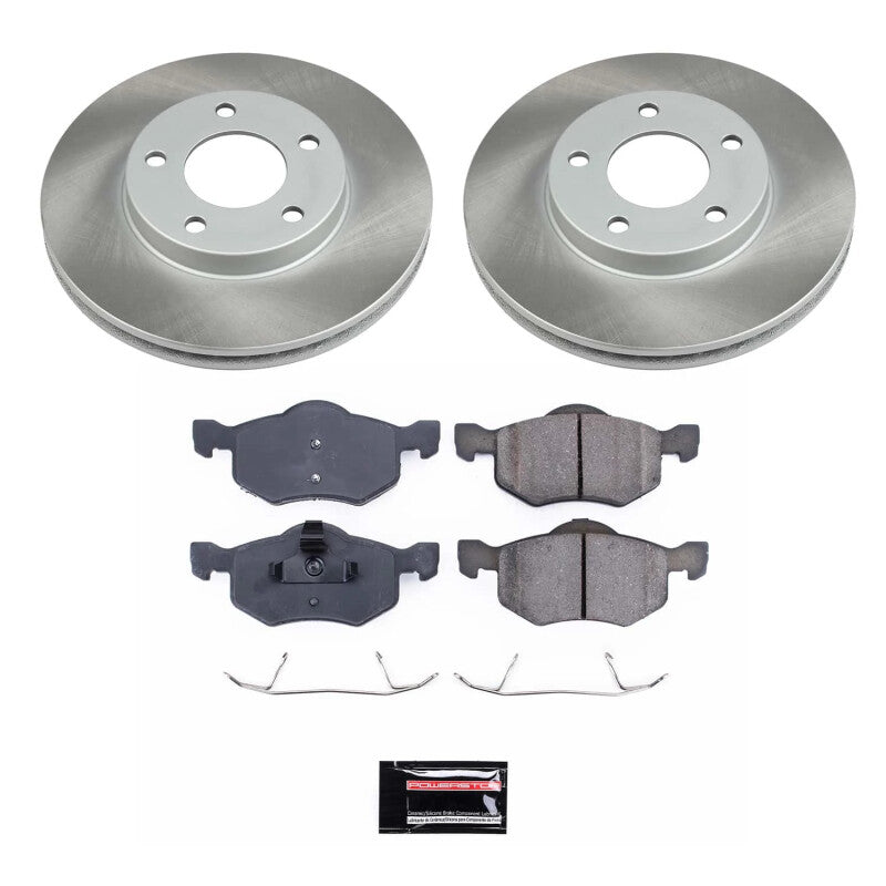 Power Stop 05-07 Mercury Mariner Front Semi-Coated Rotor Kit PowerStop