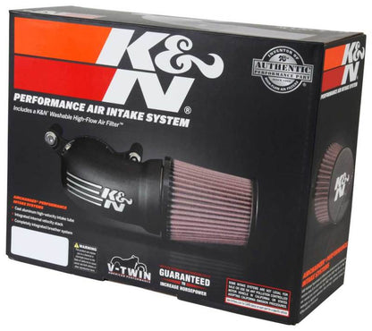 K&N 17-18 Harley Davidson Touring Models Performance Air Intake System Silver K&N Engineering