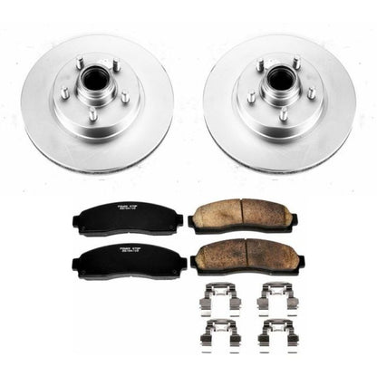 Power Stop 03-09 Ford Ranger Front Z17 Evolution Geomet Coated Brake Kit PowerStop