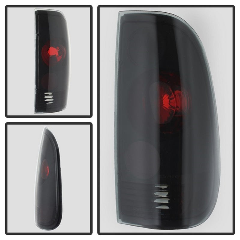 Spyder Ford F150 Styleside 97-03/F250/350/450/550 Euro Style Tail Lights Blk Smke ALT-YD-FF15097-BSM SPYDER