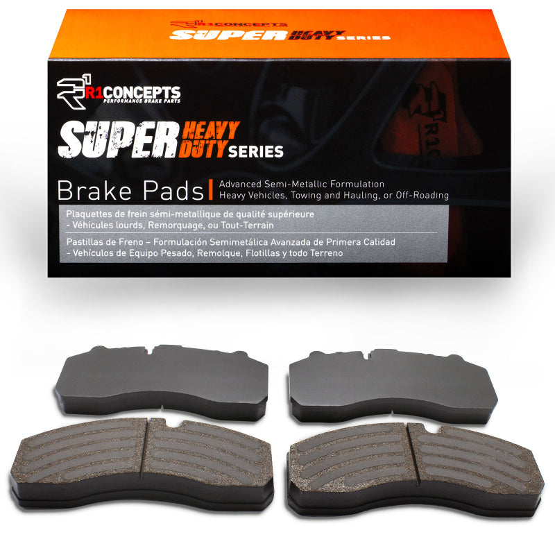 R1 Front & Rear Super Heavy Duty Brake Pads 2004-2025 Alexander Dennis/Bendix/knorr Bremse & More - 2214-1203-00