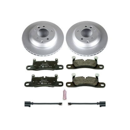 Power Stop 11-18 Porsche Cayenne Rear Euro-Stop Brake Kit PowerStop