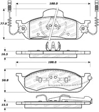 Load image into Gallery viewer, StopTech Premium Ceramic Brake Pads - 308.07600