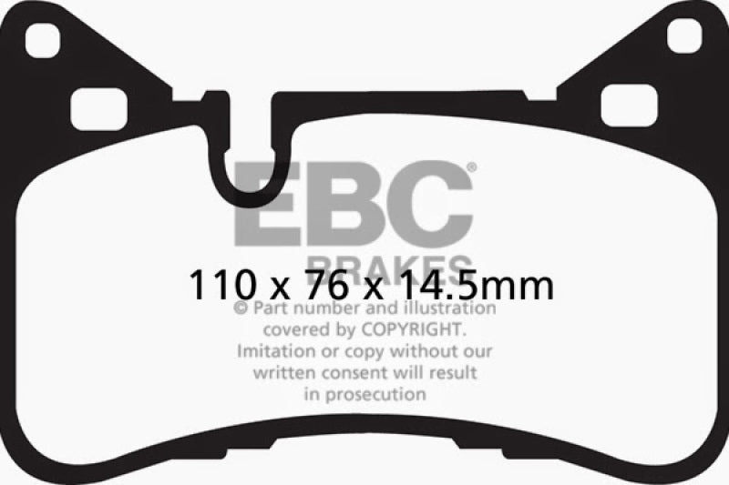 EBC BlueStuff Rear Brake Pads - DP52117NDX EBC