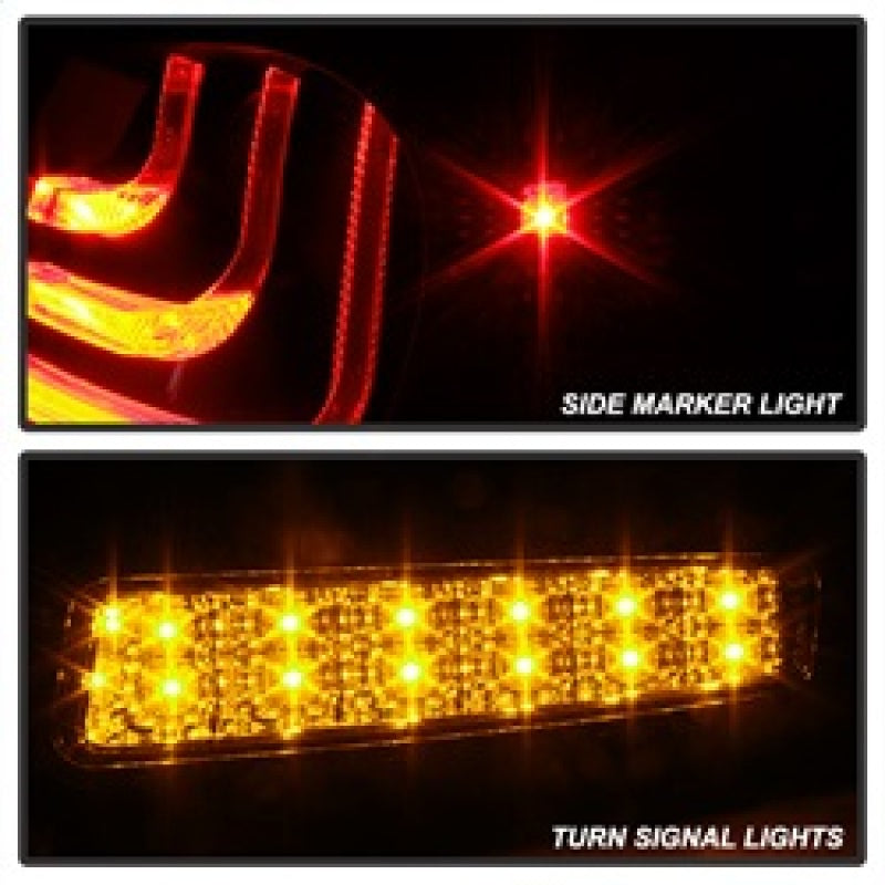 Spyder 07-11 Lexus GS 350 LED Tail Lights Black ALT-YD-LGS06-LED-BK SPYDER