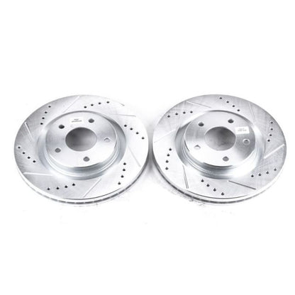 Power Stop 11-17 Nissan Juke Front Evolution Drilled & Slotted Rotors - Pair PowerStop