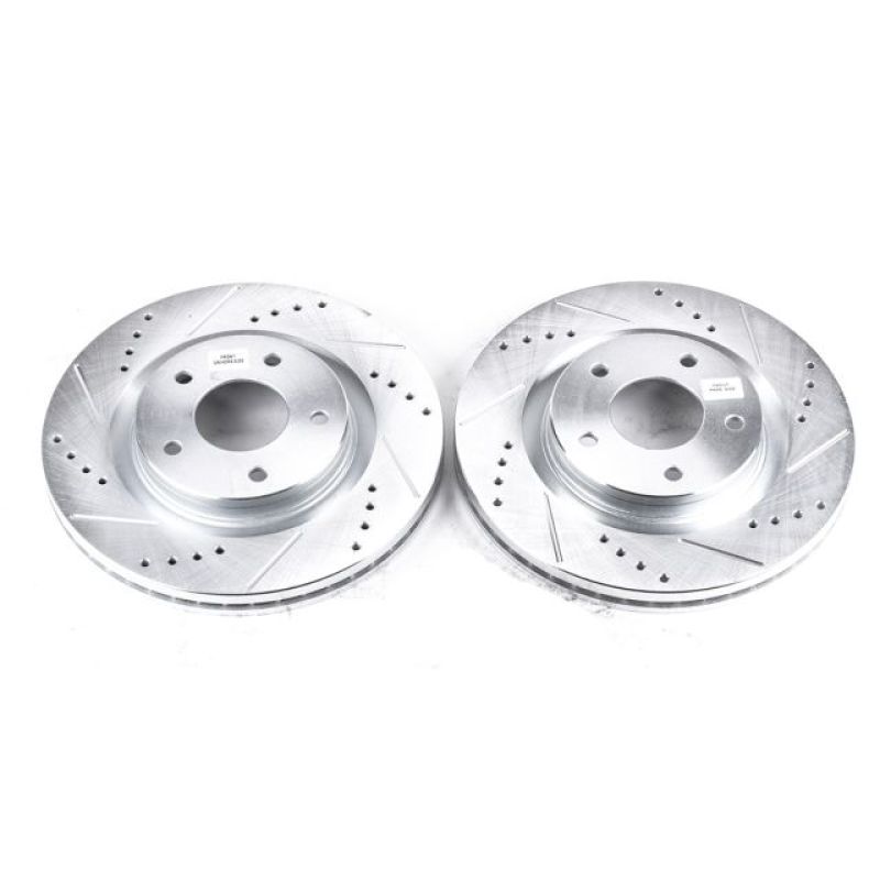 Power Stop 11-17 Nissan Juke Front Evolution Drilled & Slotted Rotors - Pair