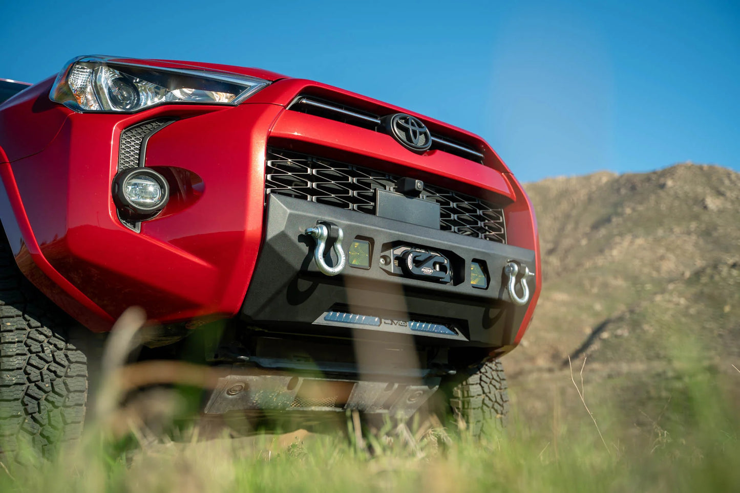 DV8 Offroad 14-24 Toyota 4Runner Centric Series Winch Front Bumper FBTF3-02