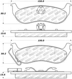 StopTech Sport Brake Pads w/Shims and Hardware - Front