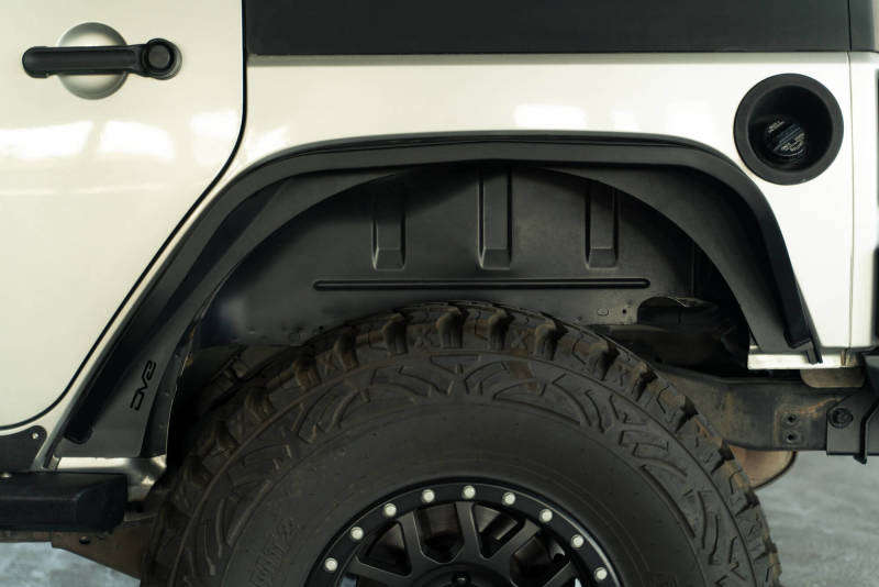 DV8 Offroad 07-18 Jeep Wrangler JK Slim Fender Flares FDJK-07