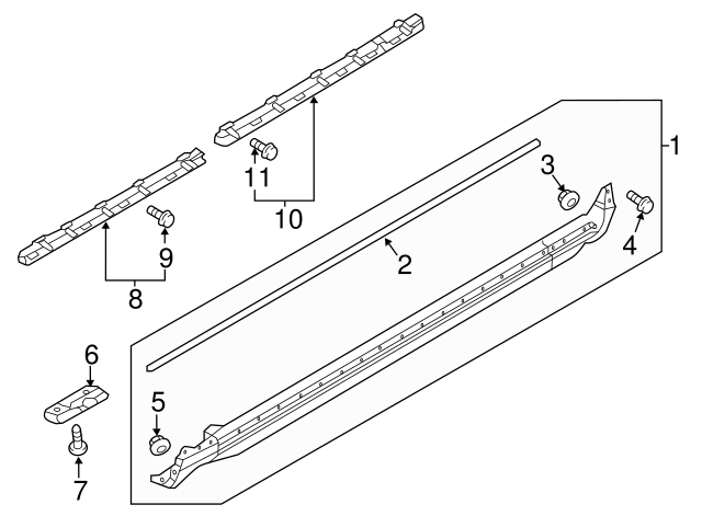 Genuine OEM Volvo Spring Nut (30640541) X1