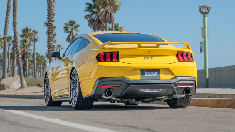 Borla 2024 Ford Mustang GT 5.0L V8 w/o Active Exhaust S-Type Axle-Back Exhaust System - Black Chrome Borla