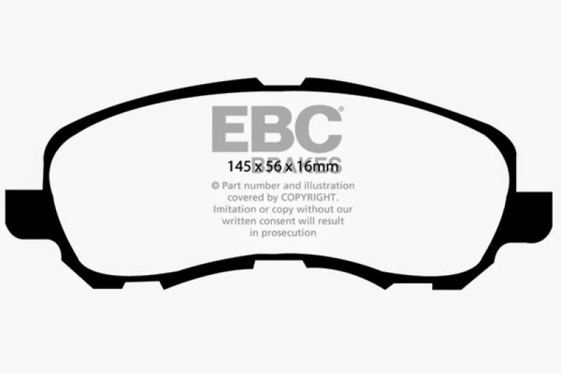 EBC BlueStuff Front Brake Pads - DP51614NDX