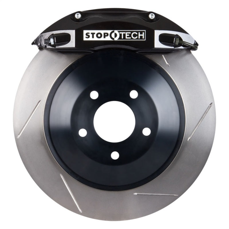 StopTech 09-13 Dodge Challenger Rear BBK w/ Black ST-40 Calipers Slotted Rotors Stoptech