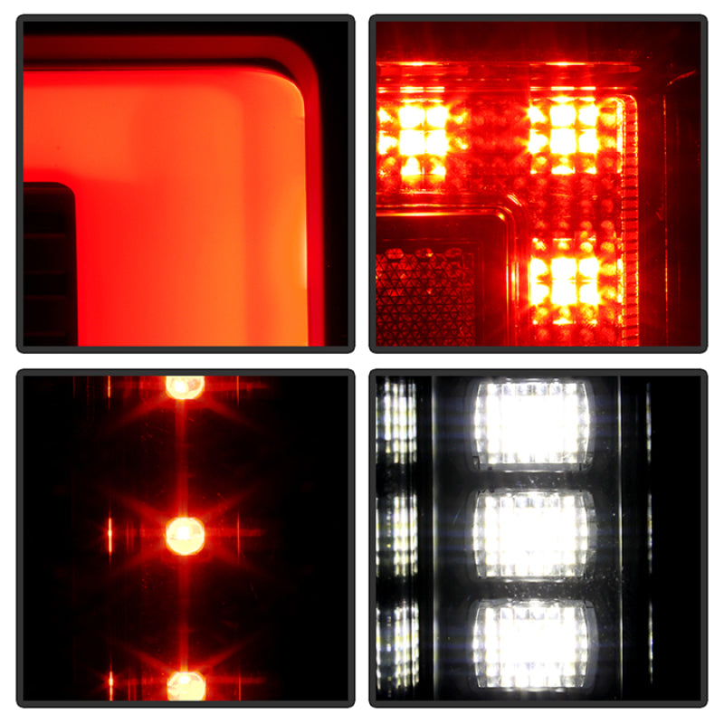 Spyder 20-21 Ford F250 Superduty LED Tail Lights - Black (ALT-YD-FS20HAL-LED-BK) SPYDER