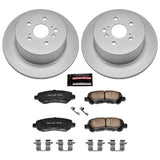 Power Stop 08-13 Toyota Highlander Rear Z17 Evolution Geomet Coated Brake Kit