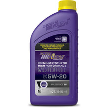 Load image into Gallery viewer, Royal Purple Premium Synthetic High Performance Multi-Grade 5W-20 Motor Oil - 1 Quart