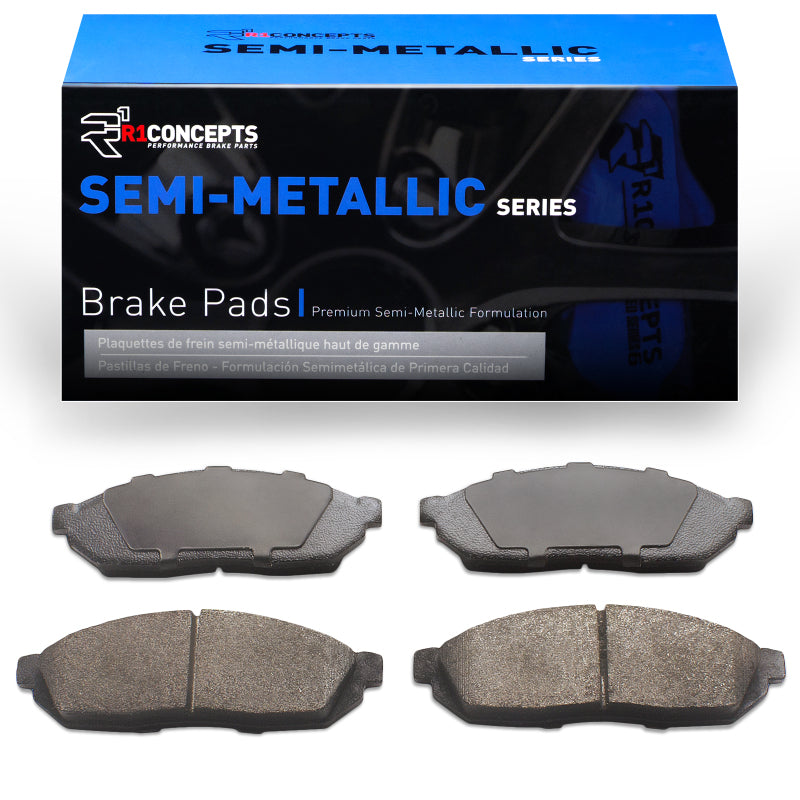 R1 Front Semi-Metallic Brake Pads 1980-1983 Honda Civic Hatchback - 2311-0281-00