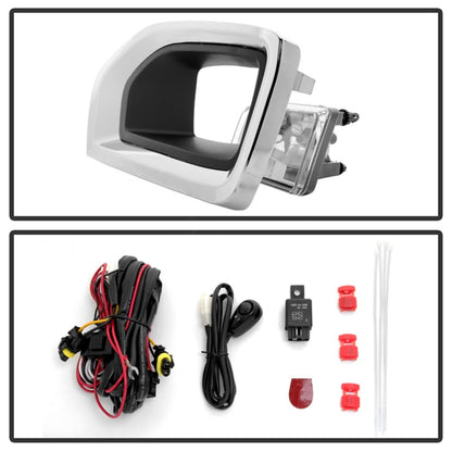 Spyder GMC Yukon/Yukon XL 2015-2017 OEM Fog Lights W/Cover and Switch Clear FL-GYD15-C SPYDER