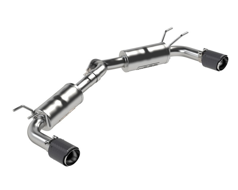 MBRP 2.5" Axle-Back, 2019-2023 Mazda 3 Hatchback FWD/AWD, 2.5/2.5T, Dual Rear Exit w/ Carbon Fiber Tips, T304 Stainless Steel