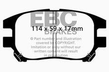 Load image into Gallery viewer, EBC YellowStuff Front Brake Pads - DP41658R