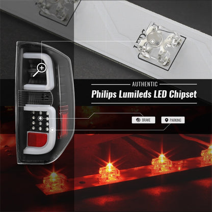 Spyder Toyota Tundra 2014-2016 Light Bar LED Tail Lights All Black ALT-YD-TTU14-LED-BKV2 SPYDER