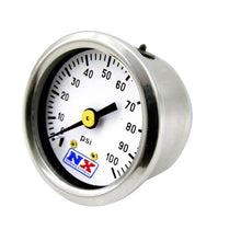 Load image into Gallery viewer, Nitrous Express Fuel Pressure Gauge (0-100 PSI)