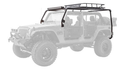 Body Armor 4x4 07-18 Jeep Wrangler JK 4 Door Cargo Roof Rack Box 2 Of 2 Body Armor 4x4