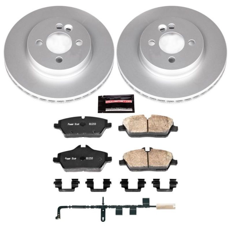 Power Stop 07-10 Mini Cooper Front Z23 Evolution Sport Coated Brake Kit PowerStop