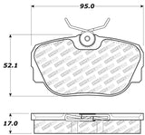 StopTech Street Disc Brake Pads - 305.04930