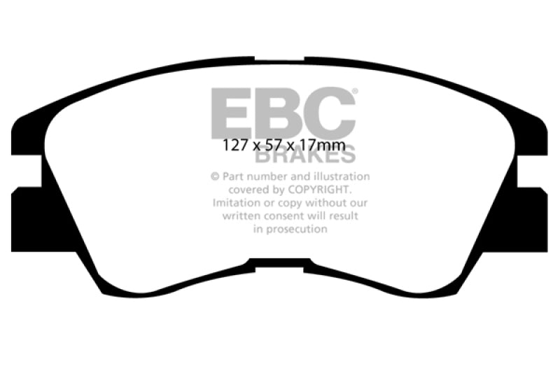 EBC GreenStuff Front Brake Pads - DP6716