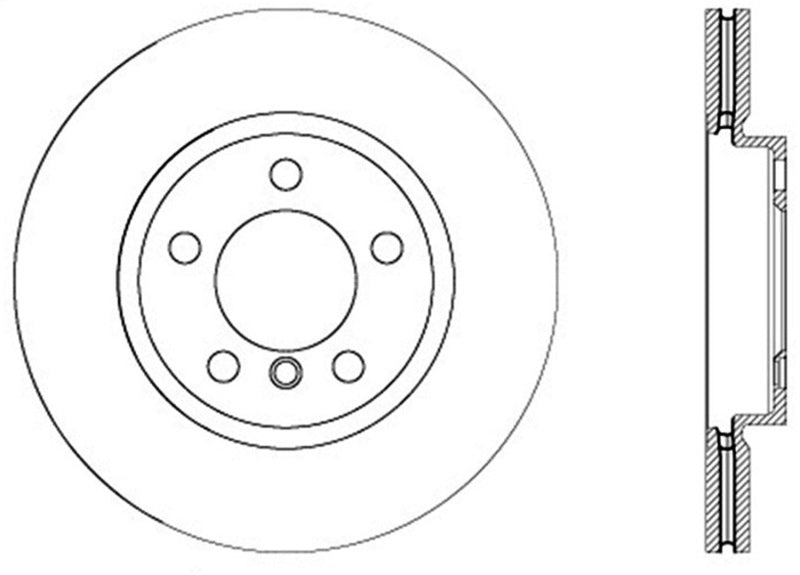 StopTech Drilled Sport Brake Rotor Stoptech