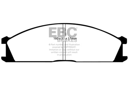 EBC GreenStuff Front Brake Pads - DP6691 EBC